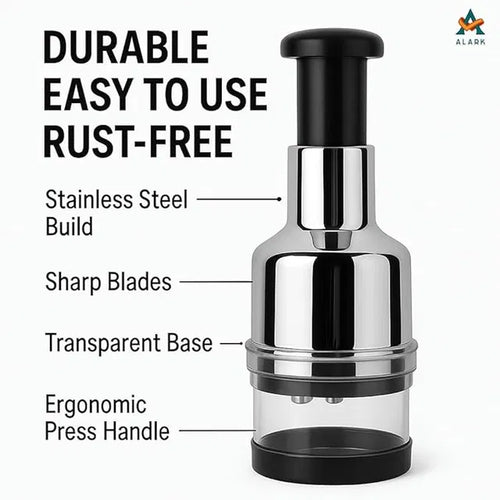 Kitchen Aura Pull & Chop — India's Favourite Manual Vegetable Chopper